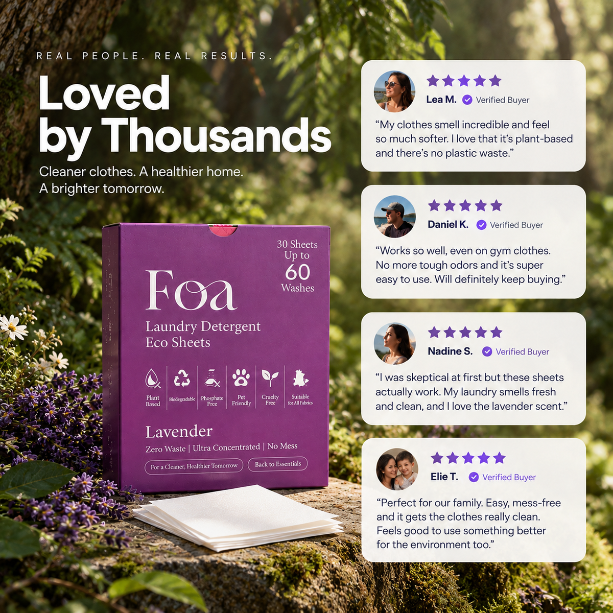 Lavender Laundry Sheets