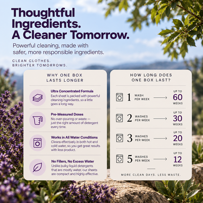 Lavender Laundry Sheets