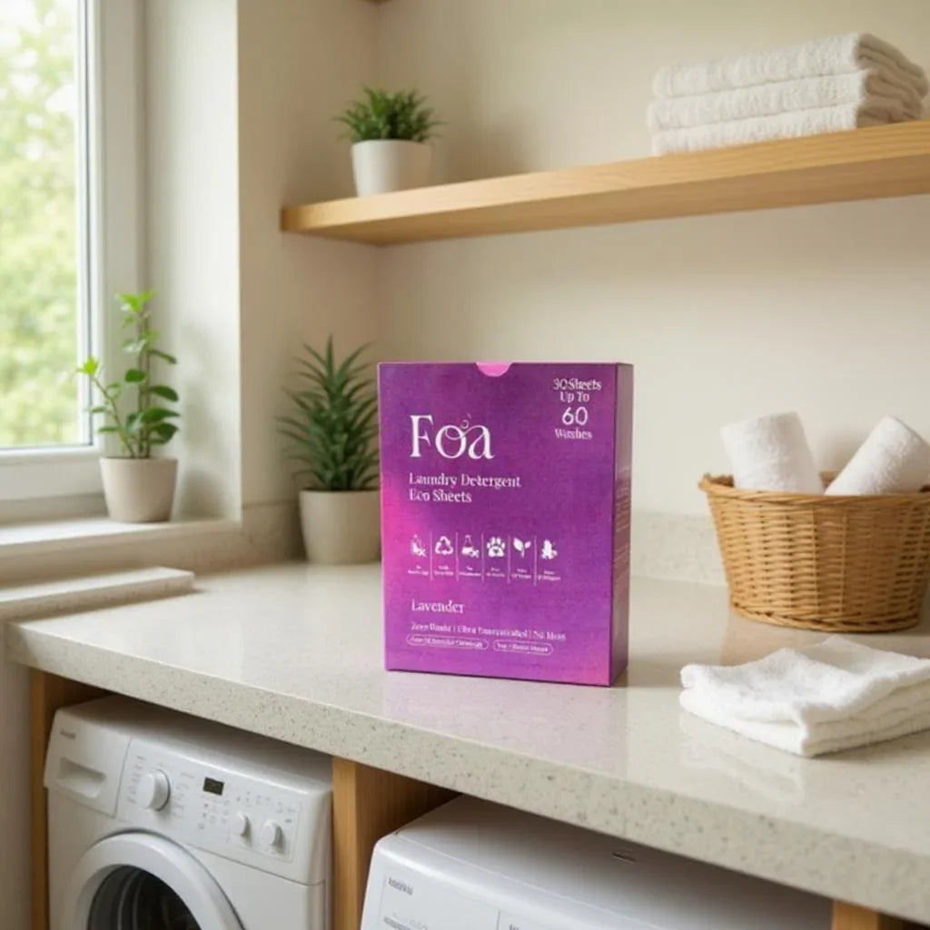 Zero Plastic Lavender Laundry Sheets